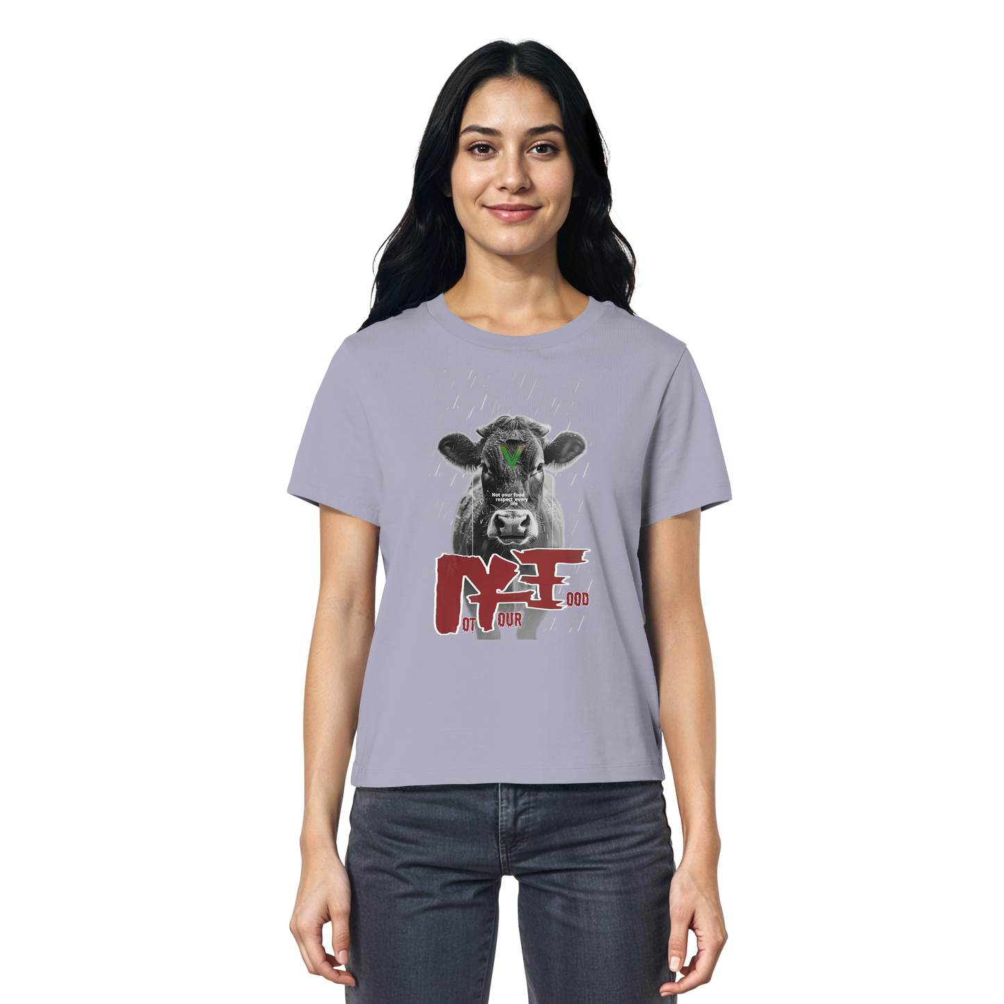 vegwear "not your food" - Damen Bio T-Shirt