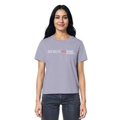 vegwear "Diese Welt ist nicht normal" - Damen Bio T-Shirt