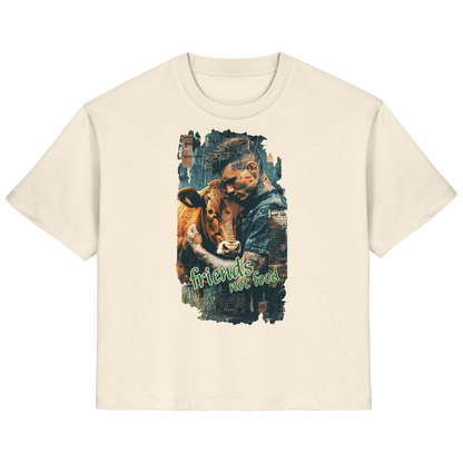 vegwear "friends not food" - Damen Bio T-Shirt, bio, fair