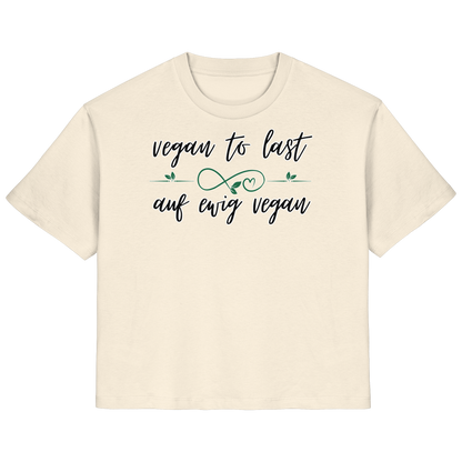 vegwear "vegan to last" - Damen T-Shirt, bio, vegan