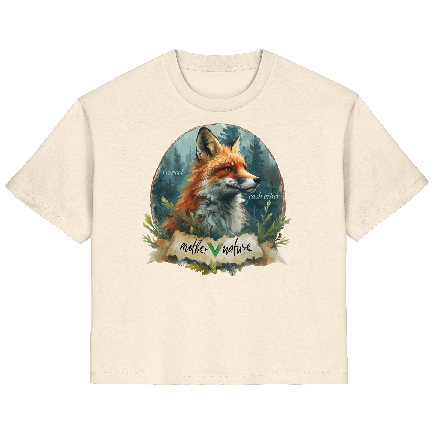 vegwear "respect each other" - Damen T-Shirt, vegan, bio