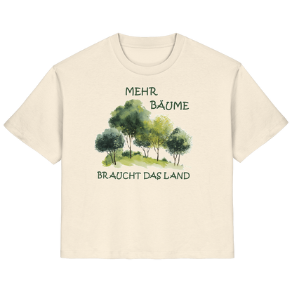 vegwear "mehr Bäume braucht das Land" - Damen Bio T-Shirt, vegan, fair, nachhaltig