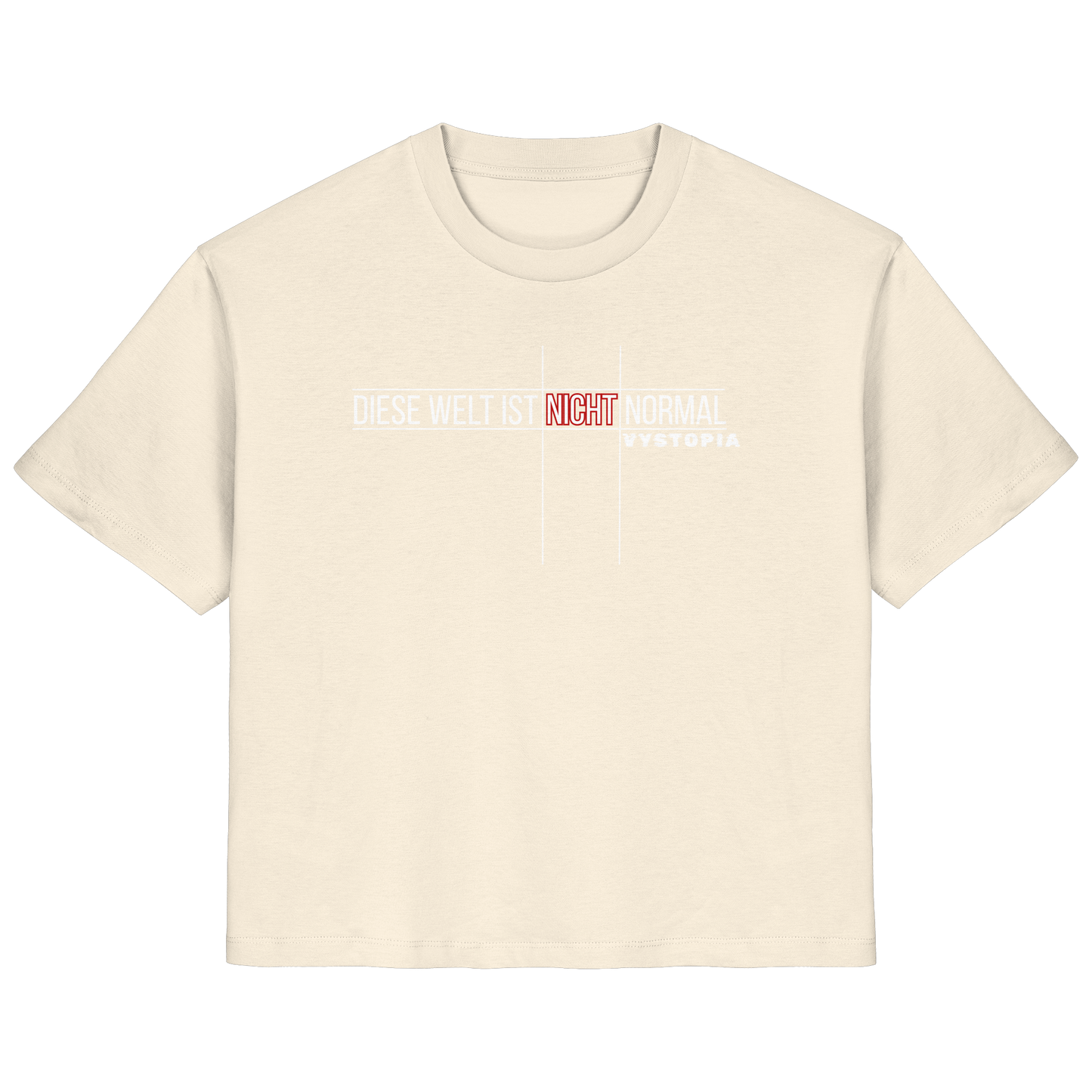 vegwear "Diese Welt ist nicht normal" - Damen Bio T-Shirt