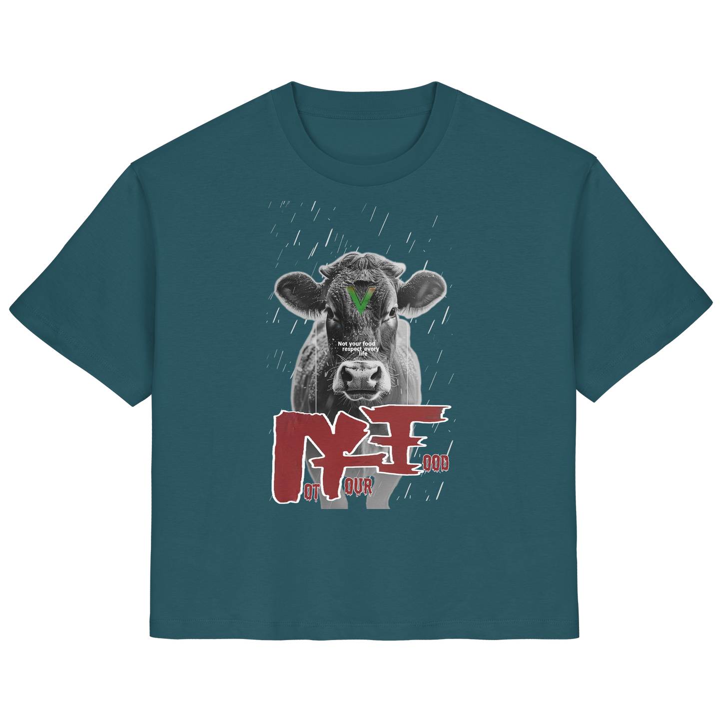 vegwear "not your food" - Damen Bio T-Shirt