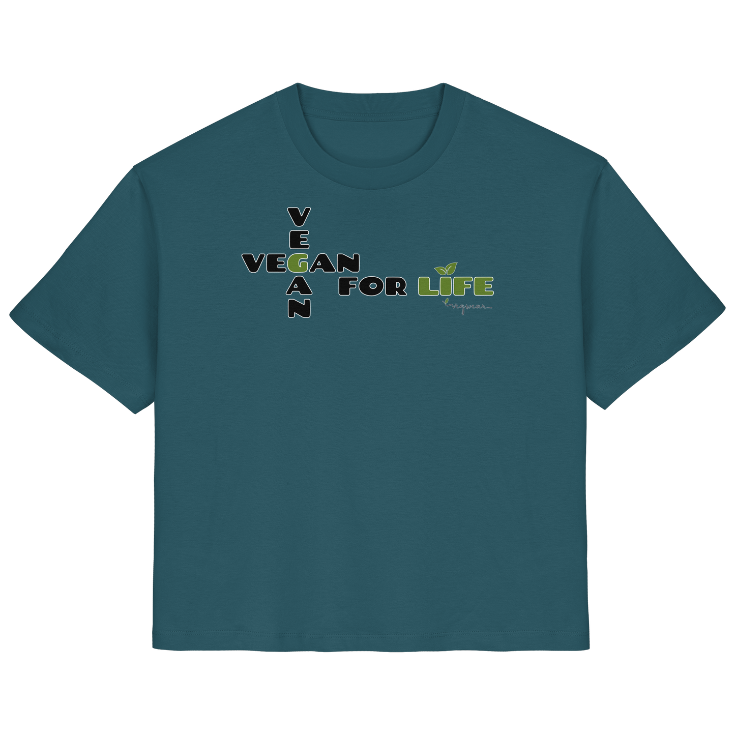 vegwear "vegan for life" - Damen T-Shirt bio vegan fair