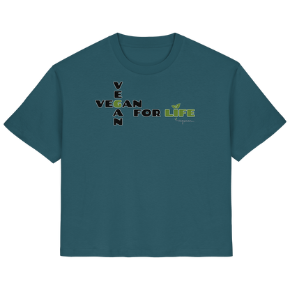 vegwear "vegan for life" - Damen T-Shirt bio vegan fair