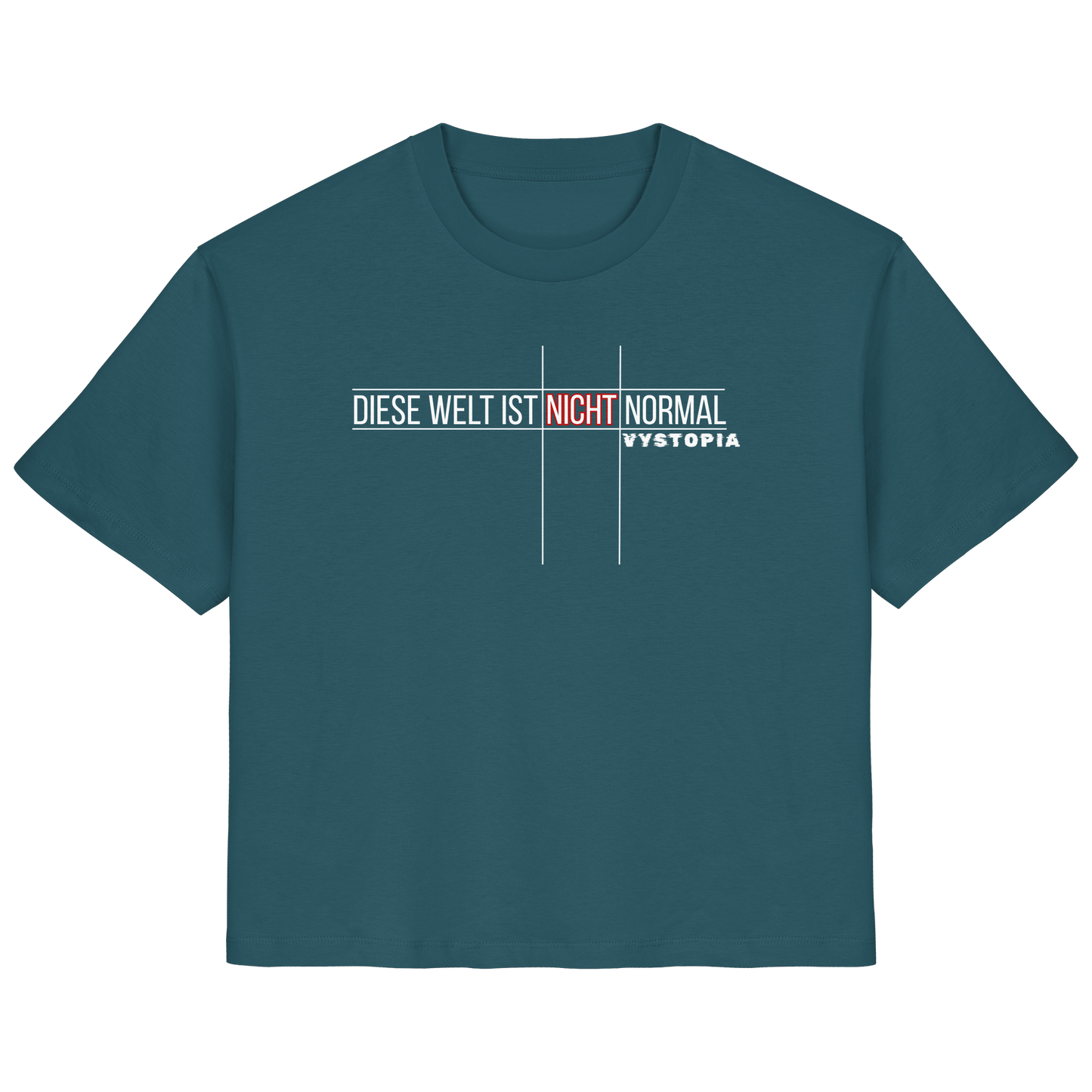 vegwear "Diese Welt ist nicht normal" - Damen Bio T-Shirt