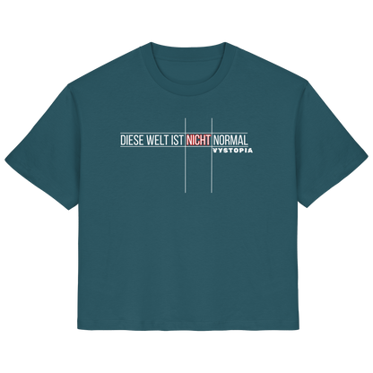 vegwear "Diese Welt ist nicht normal" - Damen Bio T-Shirt