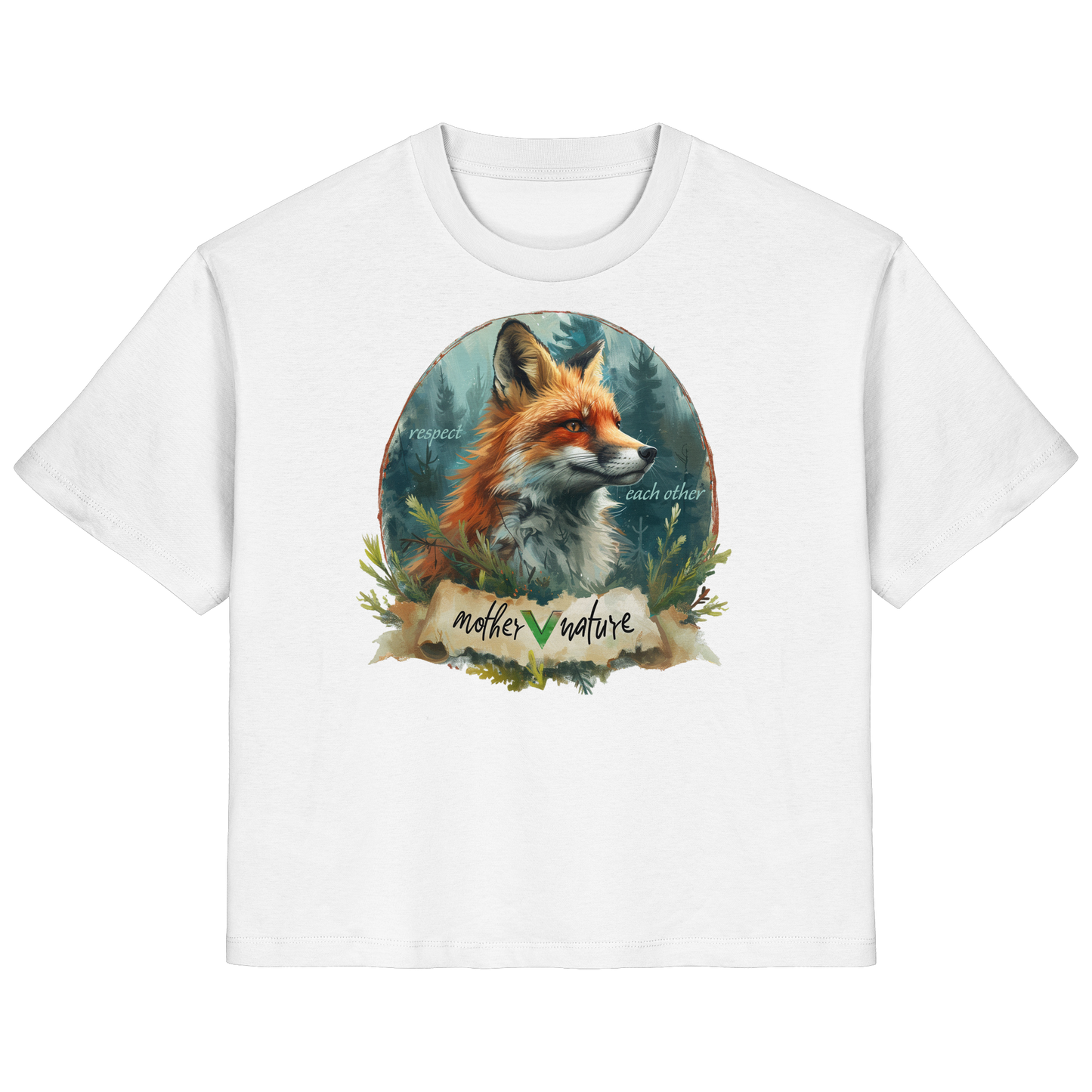 vegwear "respect each other" - Damen T-Shirt, vegan, bio