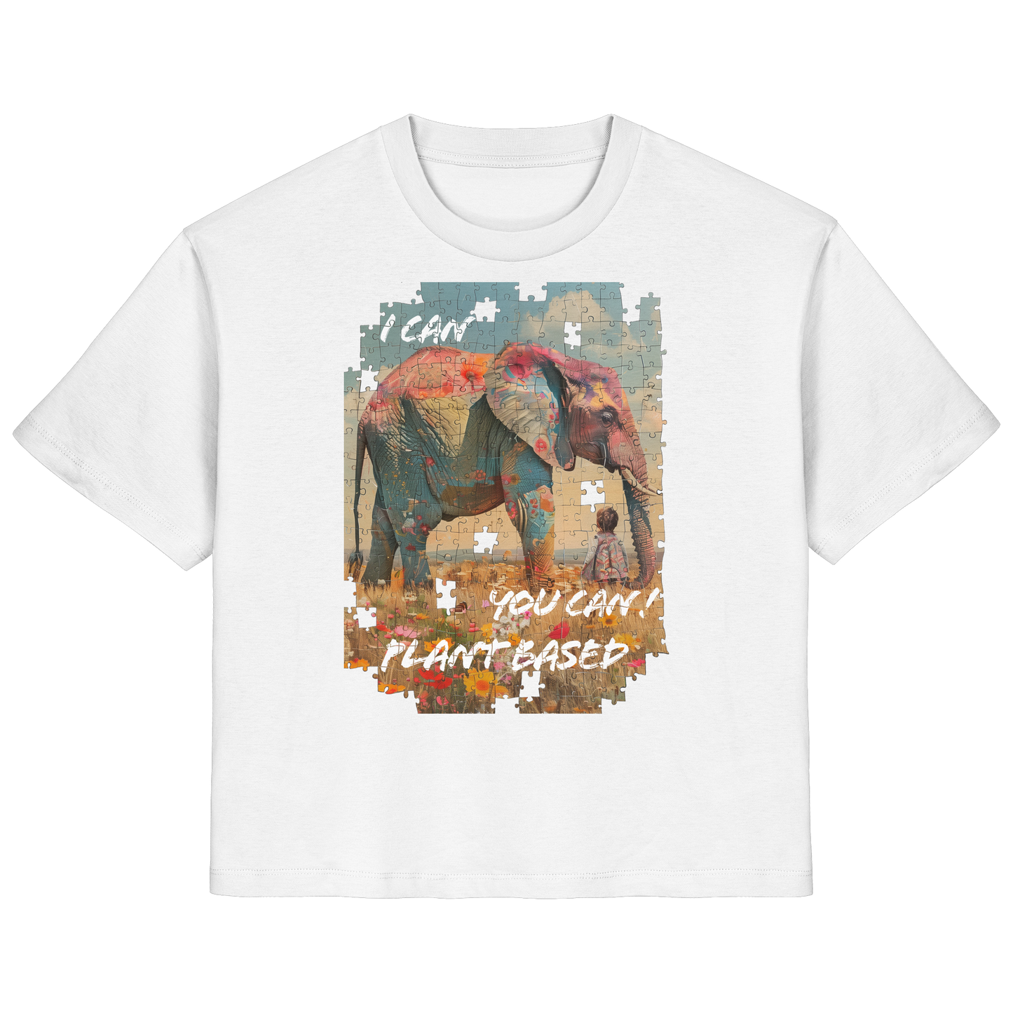 vegwear "I can you can"- Damen T-Shirt, bio, vegan