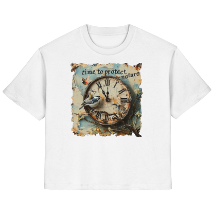 vegwear "time to protect nature" - Damen T-Shirt, nachhaltige Mode
