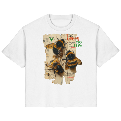 vegwear "no bees no life" 2.0 - Damen T-Shirt, bio, vegan
