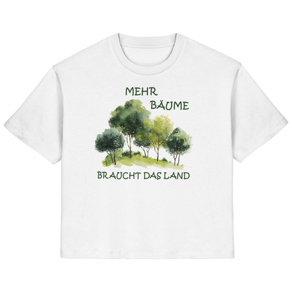 vegwear "mehr Bäume braucht das Land" - Damen Bio T-Shirt, vegan, fair, nachhaltig