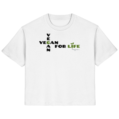 vegwear "vegan for life" - Damen T-Shirt bio vegan fair