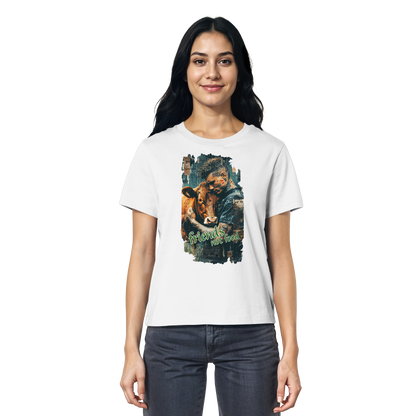 vegwear "friends not food" - Damen Bio T-Shirt, bio, fair