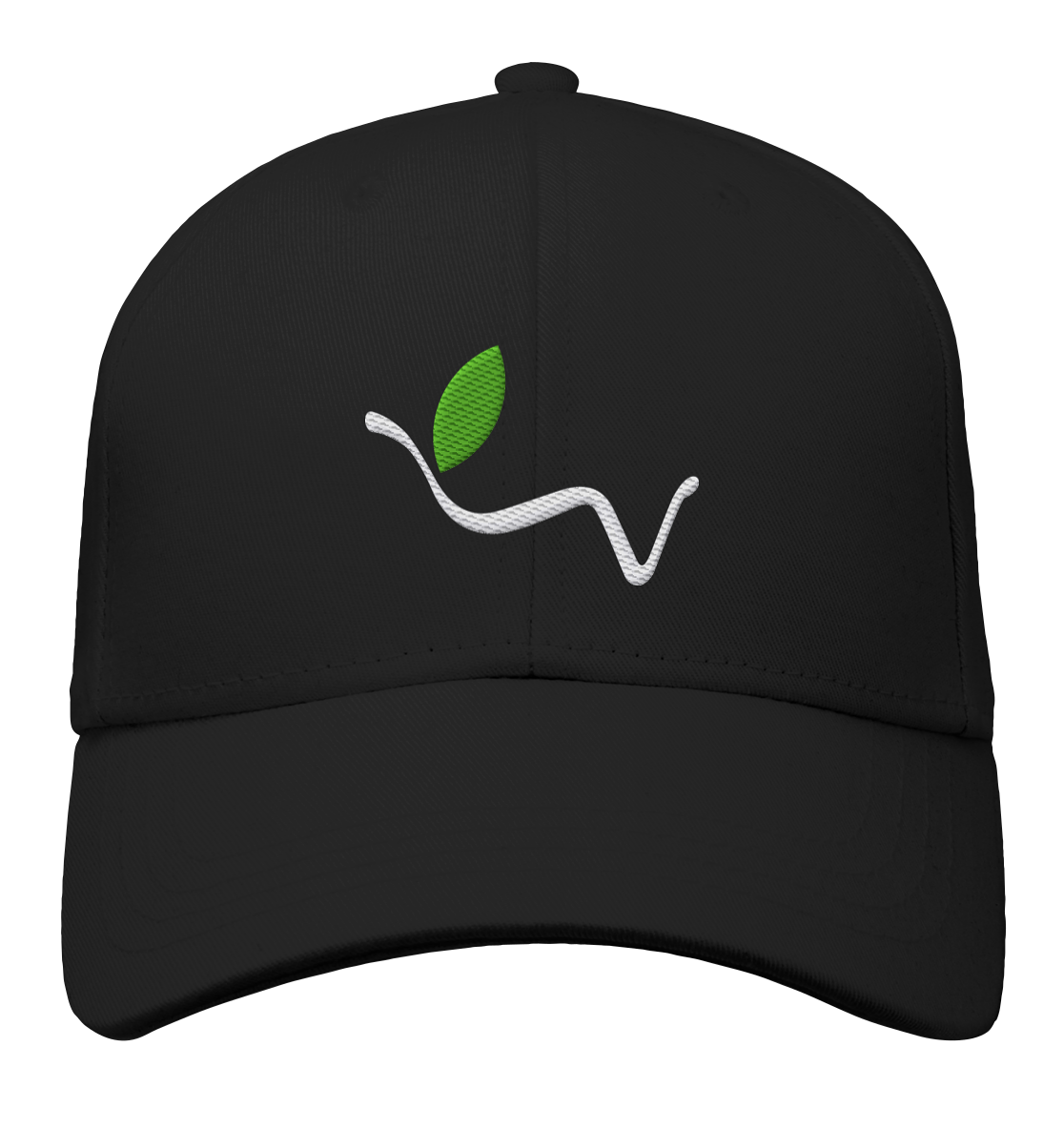 motif "vegwear logo white" - organic baseball cap