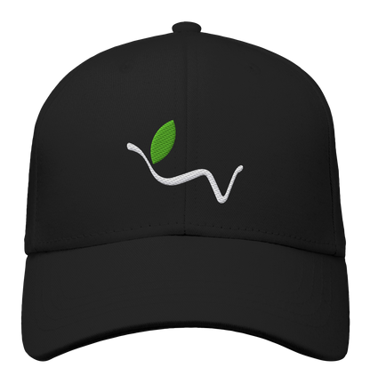 motif "vegwear logo white" - organic baseball cap