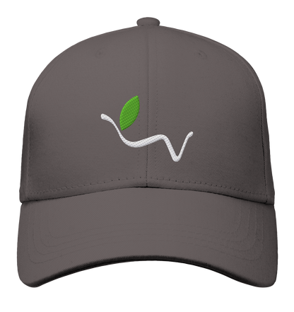 motif "vegwear logo white" - organic baseball cap