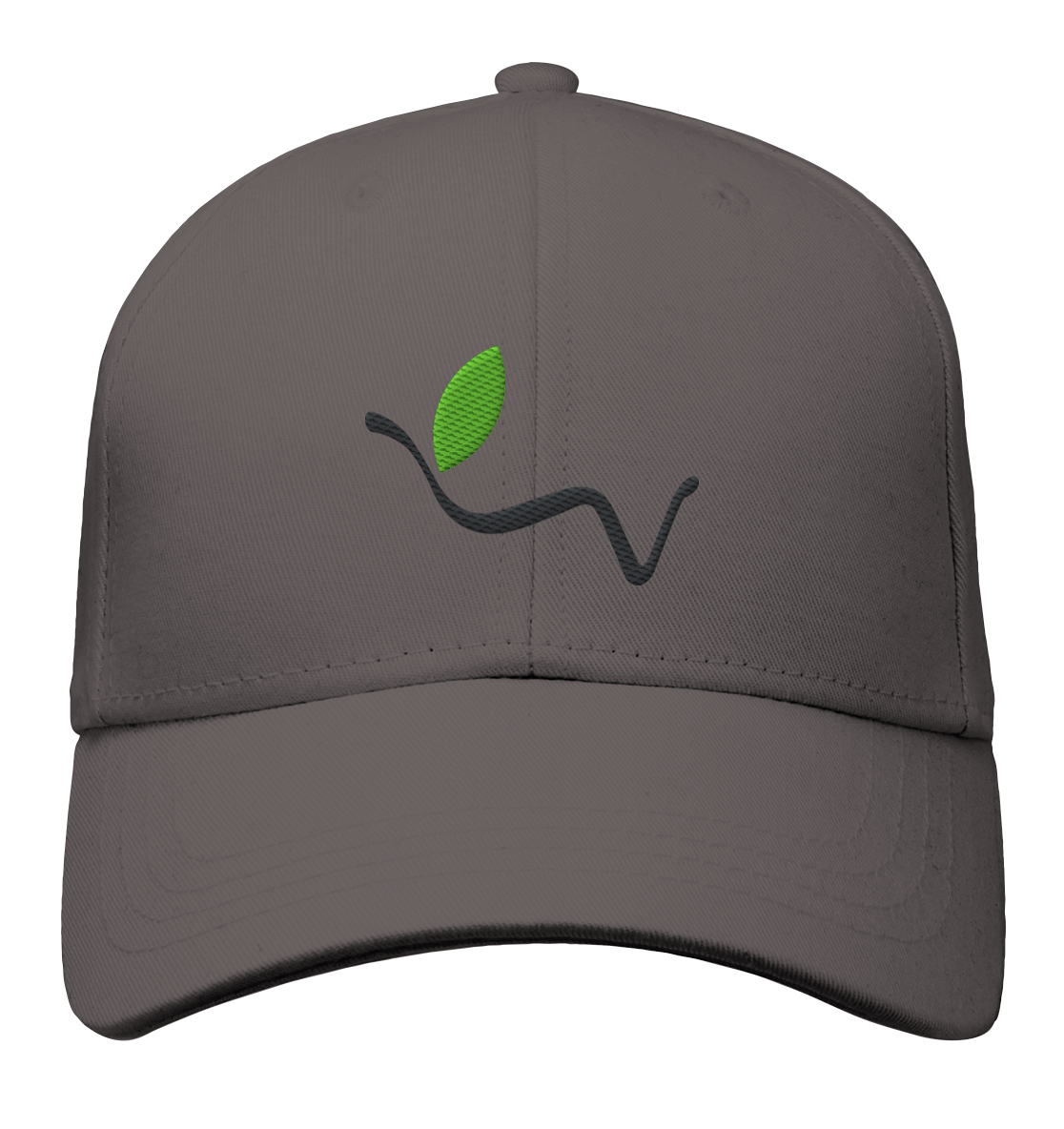 Motiv" vegwear Logo grau" - unisex Bio Baseball Cap
