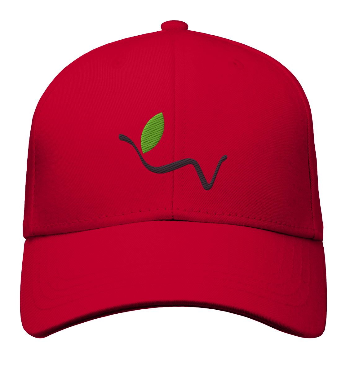 Motiv" vegwear Logo grau" - unisex Bio Baseball Cap