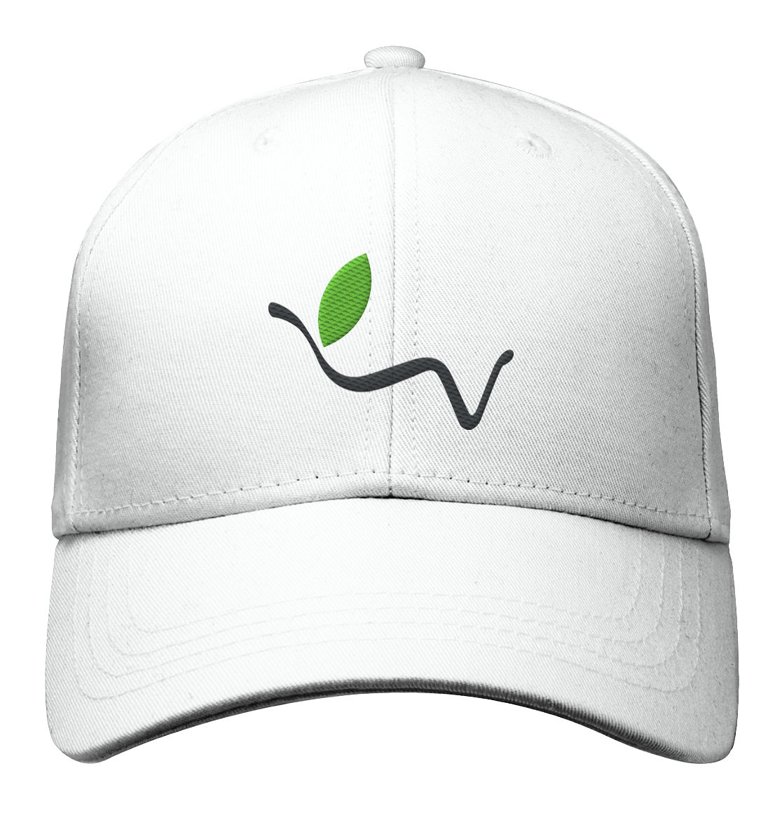 Motiv" vegwear Logo grau" - unisex Bio Baseball Cap