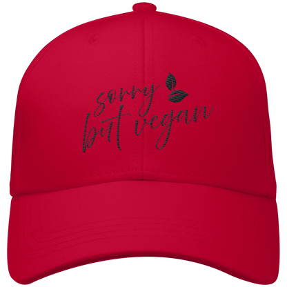 vegwear "sorry but vegan" - organic baseball cap