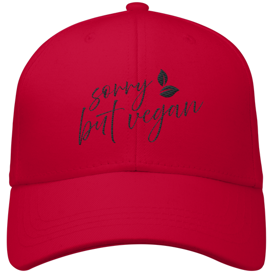 vegwear "sorry but vegan" - organic baseball cap