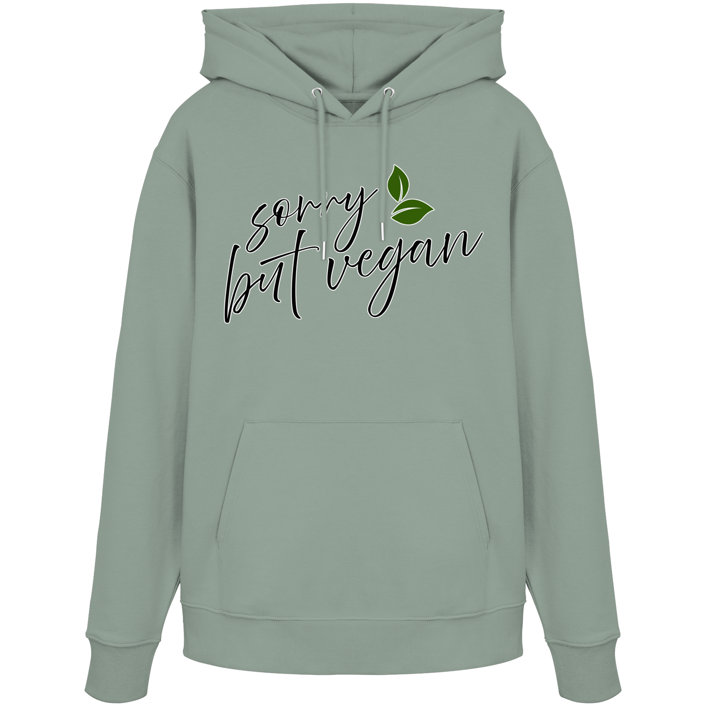 vegwear "sorry but vegan" - unisex hoodie / hoodie, organic, vegan