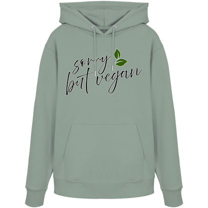 vegwear "sorry but vegan" - unisex hoodie / hoodie, organic, vegan