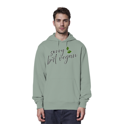 vegwear "sorry but vegan" - unisex hoodie / hoodie, organic, vegan