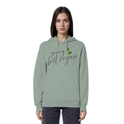 vegwear "sorry but vegan" - unisex hoodie / hoodie, organic, vegan