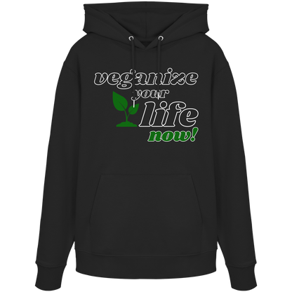 vegwear "veganize your life" - unisex hoodie, organic, vegan, sustainable