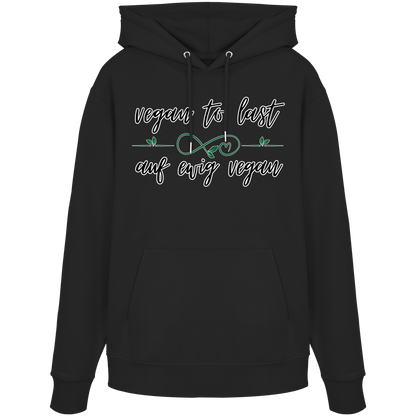 vegwear "vegan to last" - unisex Hoodie / Kapuzenpulli, bio, vegan