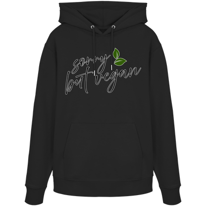 vegwear "sorry but vegan" - unisex hoodie / hoodie, organic, vegan