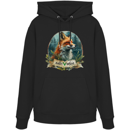 vegwear" respect each other" - unisex Hoodie / Kapuzenpulli, vegan, bio