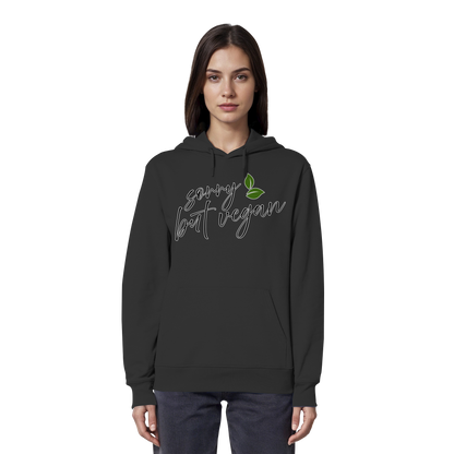 vegwear "sorry but vegan" - unisex hoodie / hoodie, organic, vegan