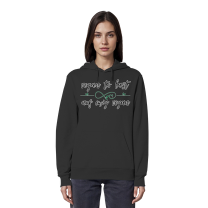 vegwear "vegan to last" - unisex Hoodie / Kapuzenpulli, bio, vegan