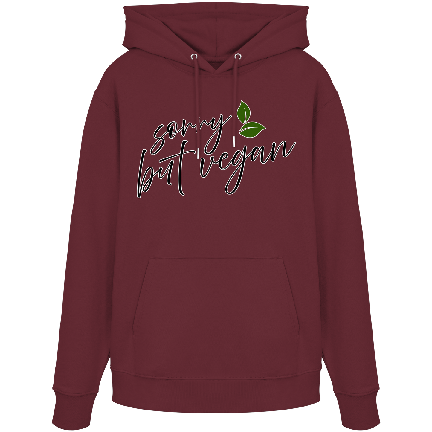 vegwear "sorry but vegan" - unisex hoodie / hoodie, organic, vegan