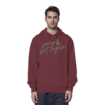 vegwear "sorry but vegan" - unisex hoodie / hoodie, organic, vegan
