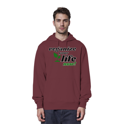 Unisex Bio Hoodie: 'veganize your life' Hoodie | vegwear