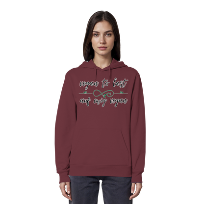 vegwear "vegan to last" - unisex Hoodie / Kapuzenpulli, bio, vegan
