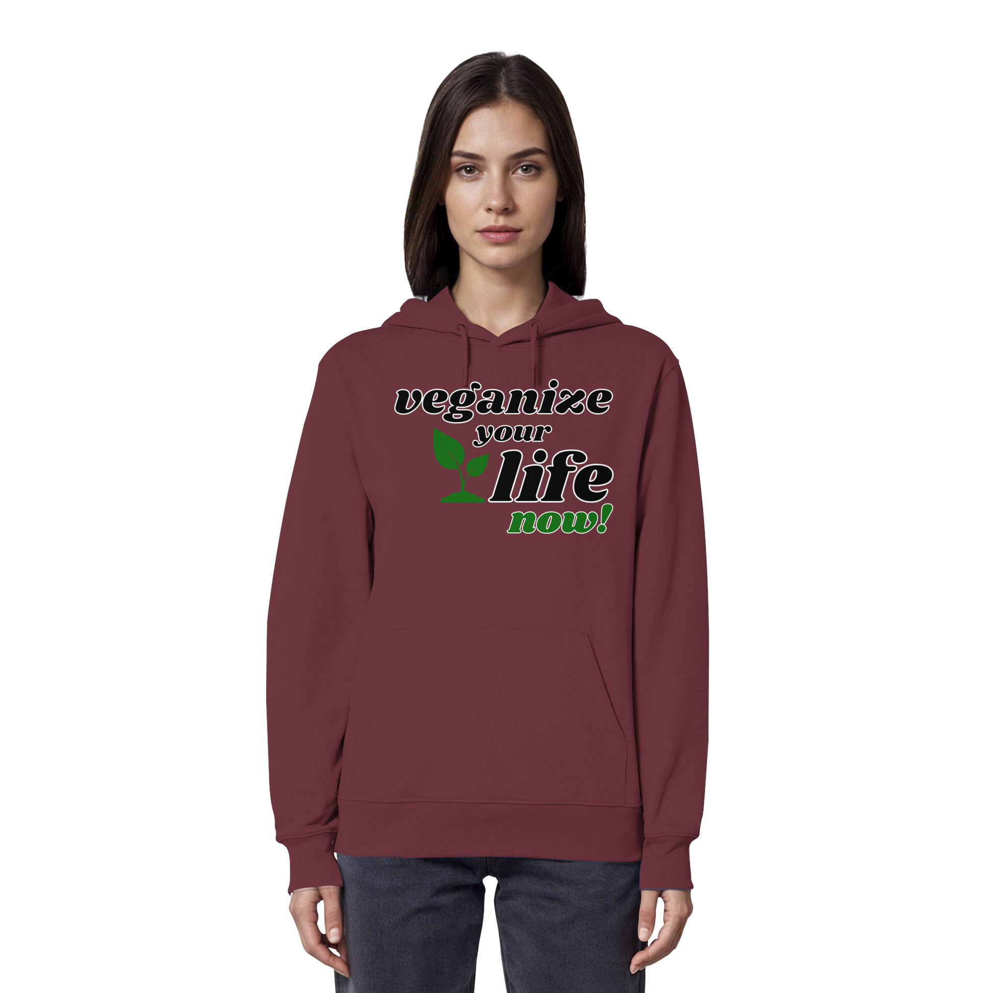 Unisex Bio Hoodie: 'veganize your life' Hoodie | vegwear