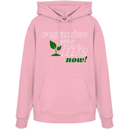 vegwear "veganize your life" - unisex hoodie, organic, vegan, sustainable
