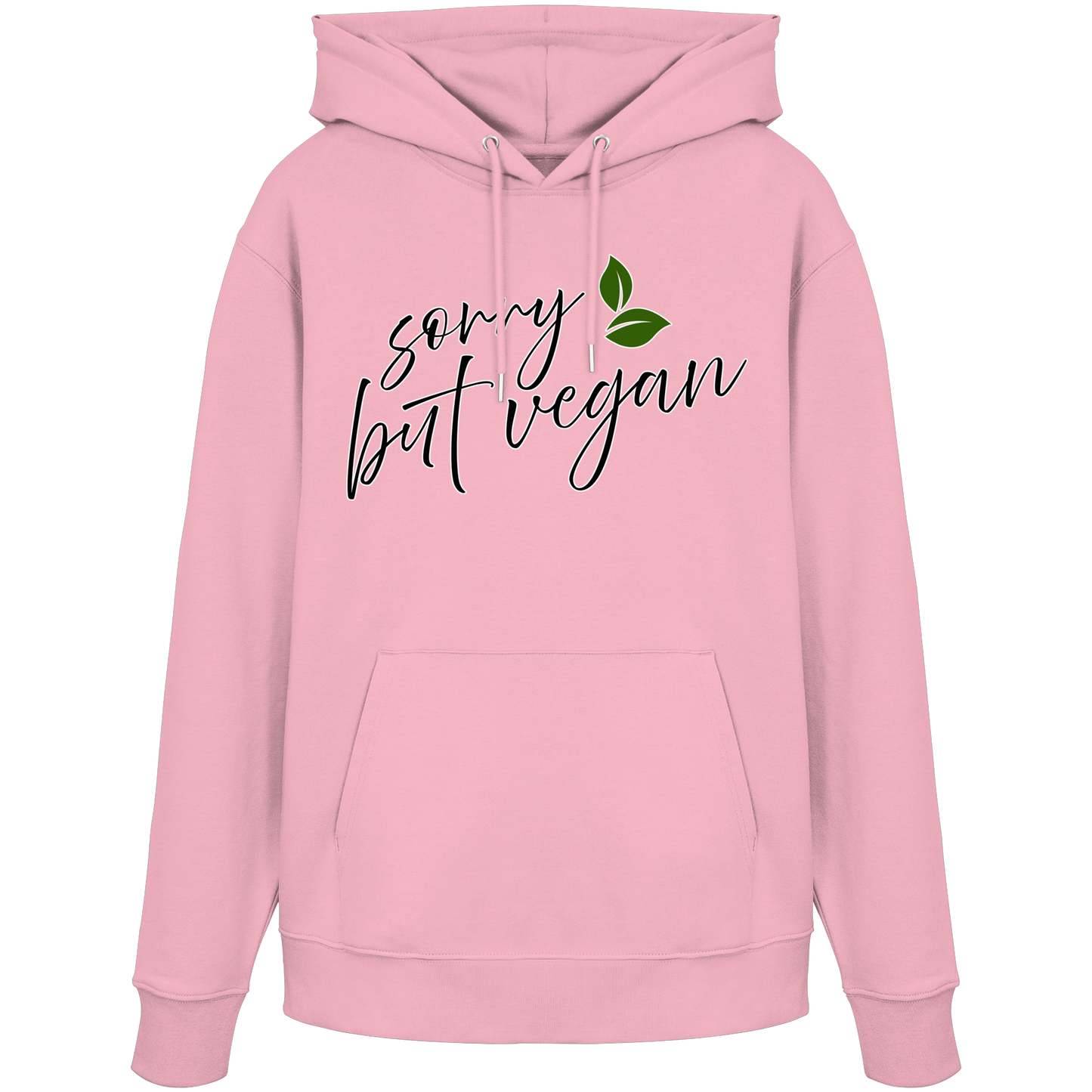 vegwear "sorry but vegan" - unisex hoodie / hoodie, organic, vegan