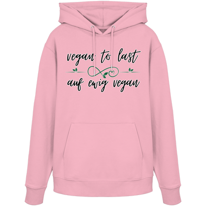 vegwear "vegan to last" - unisex Hoodie / Kapuzenpulli, bio, vegan