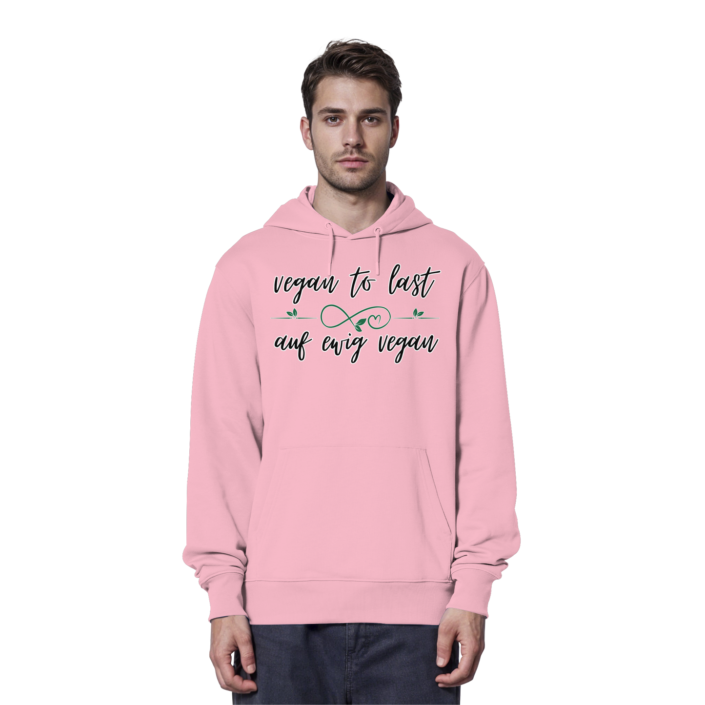vegwear "vegan to last" - unisex Hoodie / Kapuzenpulli, bio, vegan