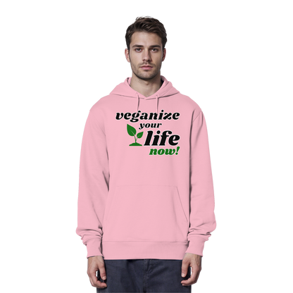 Unisex Bio Hoodie: 'veganize your life' Hoodie | vegwear