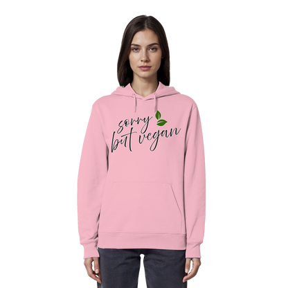 vegwear "sorry but vegan" - unisex hoodie / hoodie, organic, vegan