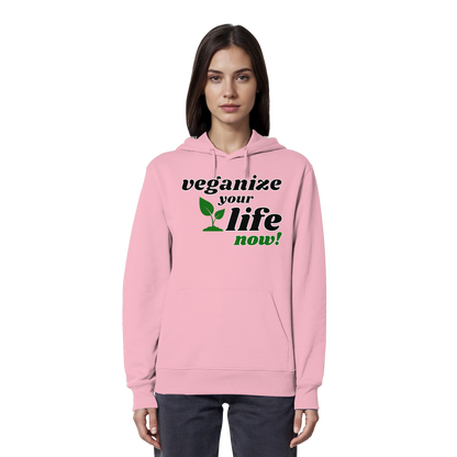 Unisex Bio Hoodie: 'veganize your life' Hoodie | vegwear