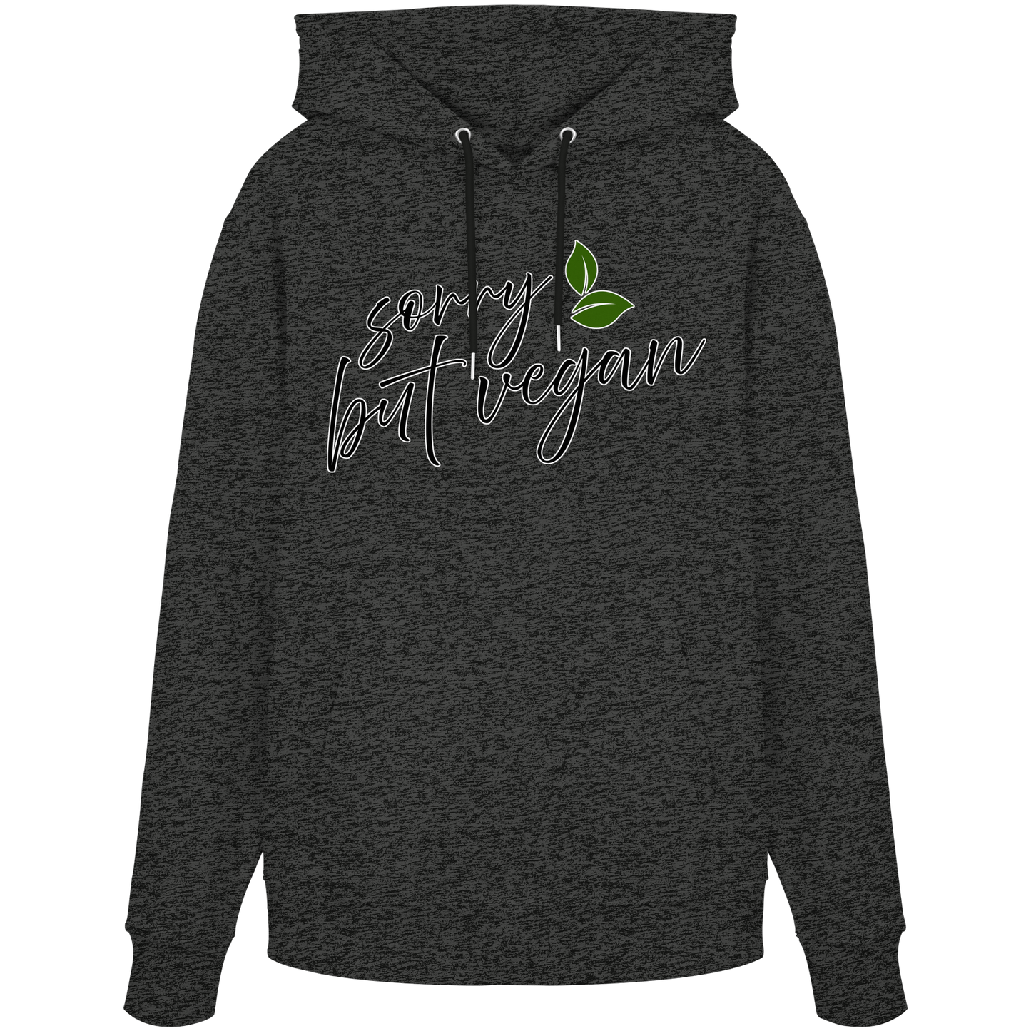 vegwear "sorry but vegan" - unisex hoodie / hoodie, organic, vegan